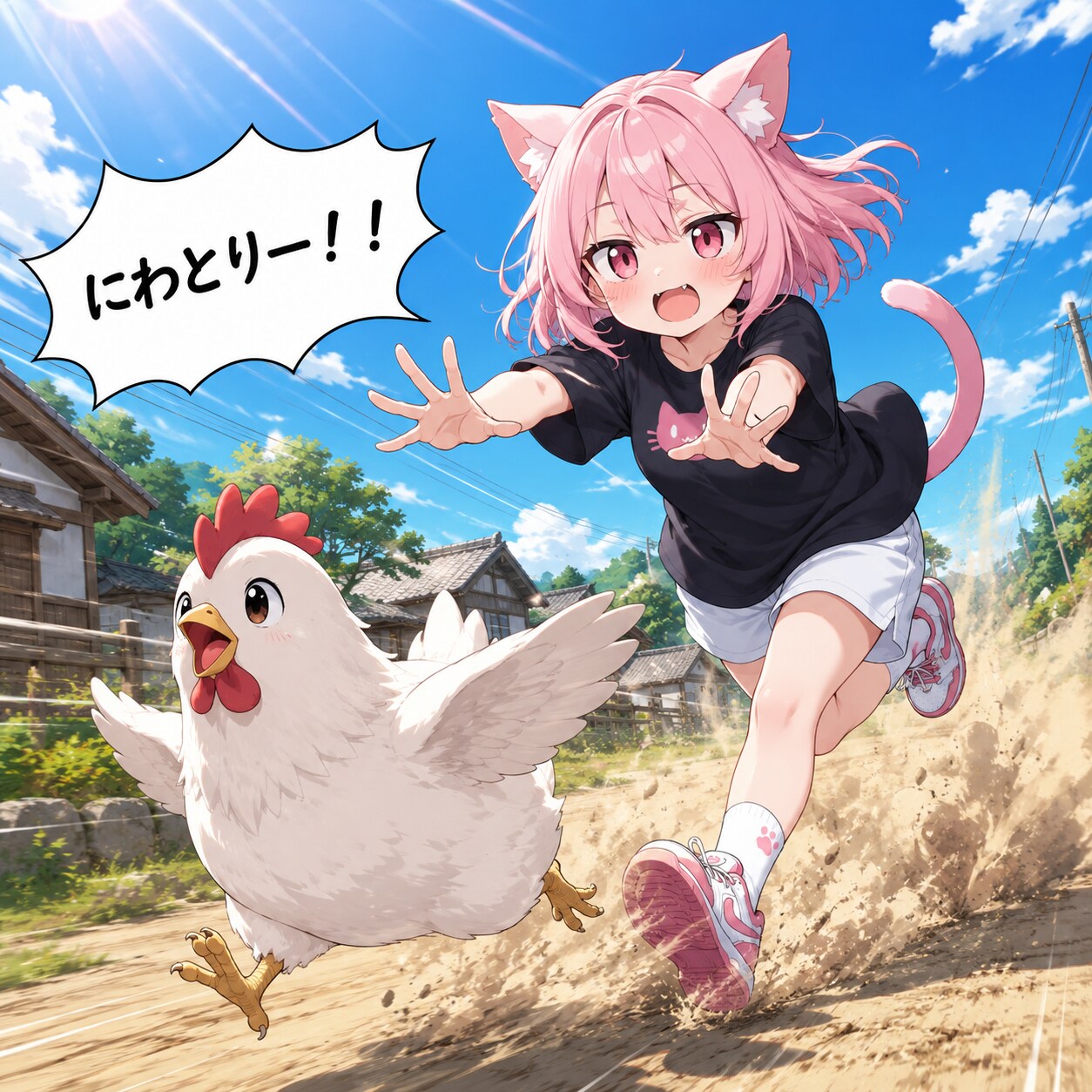 今日はにわとりの日