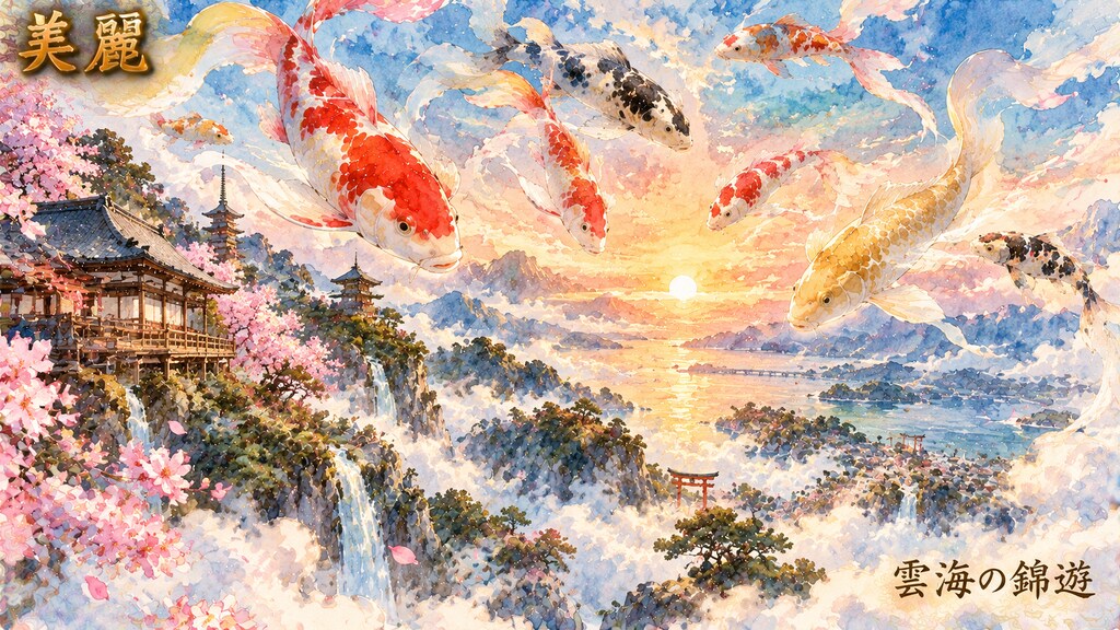 Nishikigoi: Exquisite Art / 錦鯉 美麗アート #patreon #ChatGPT #customGPT #GPTs #美麗 #錦鯉 #Nishikigoi #Japanes