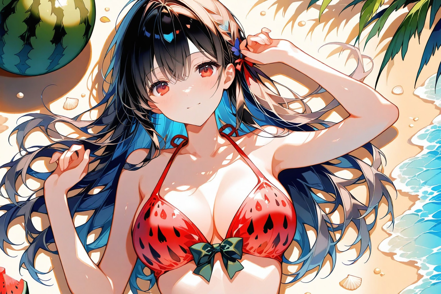 スイカ模様