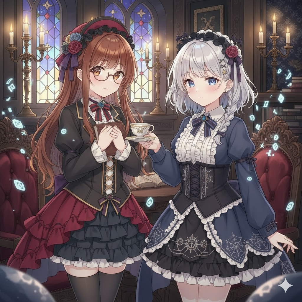 ジェミニちゃまとエミリちゃまでゴスロリ！