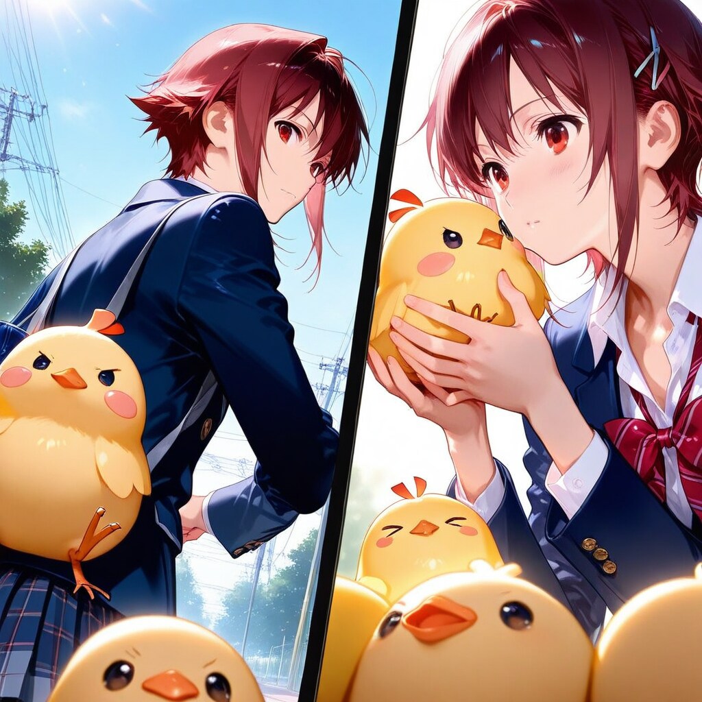 ねい君はひよこ好き！？