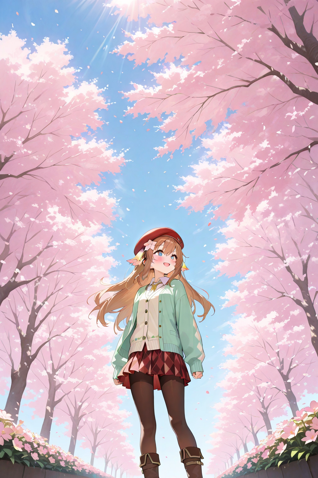 お花見イオンちゃん