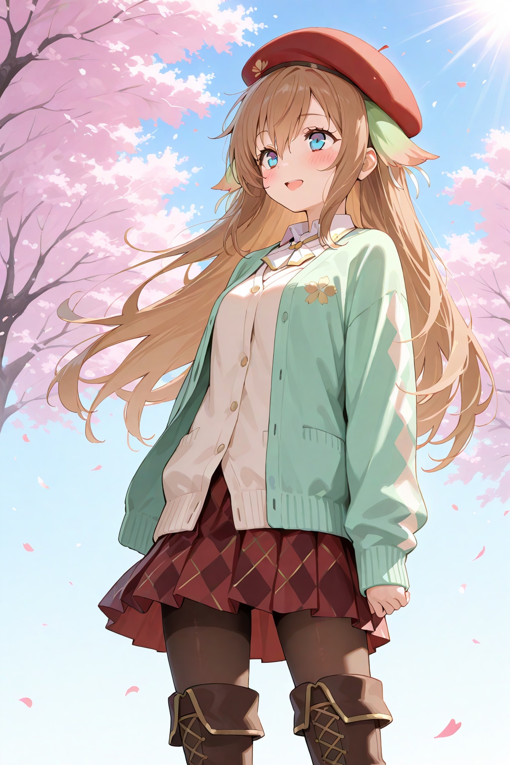 お花見イオンちゃん