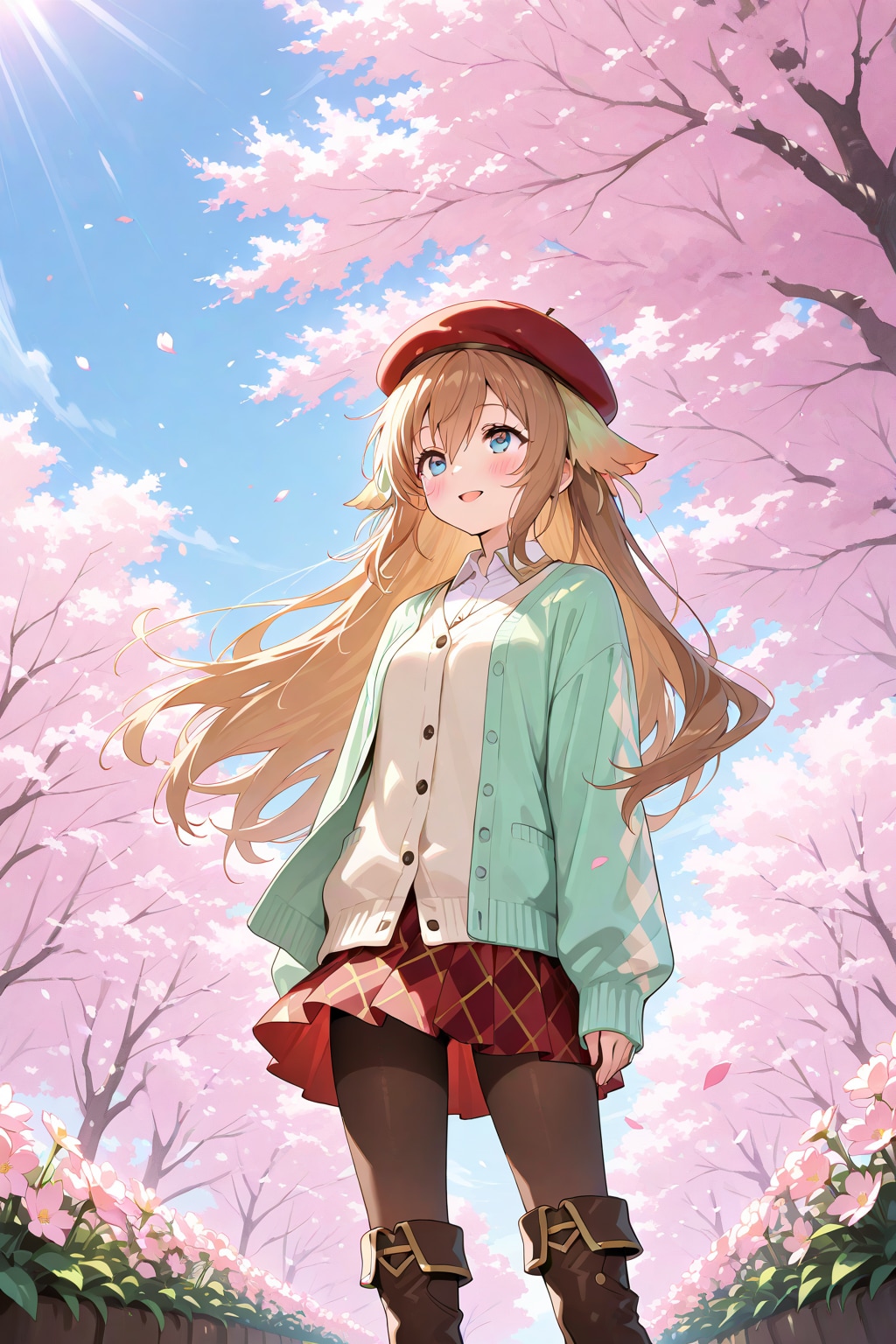 お花見イオンちゃん