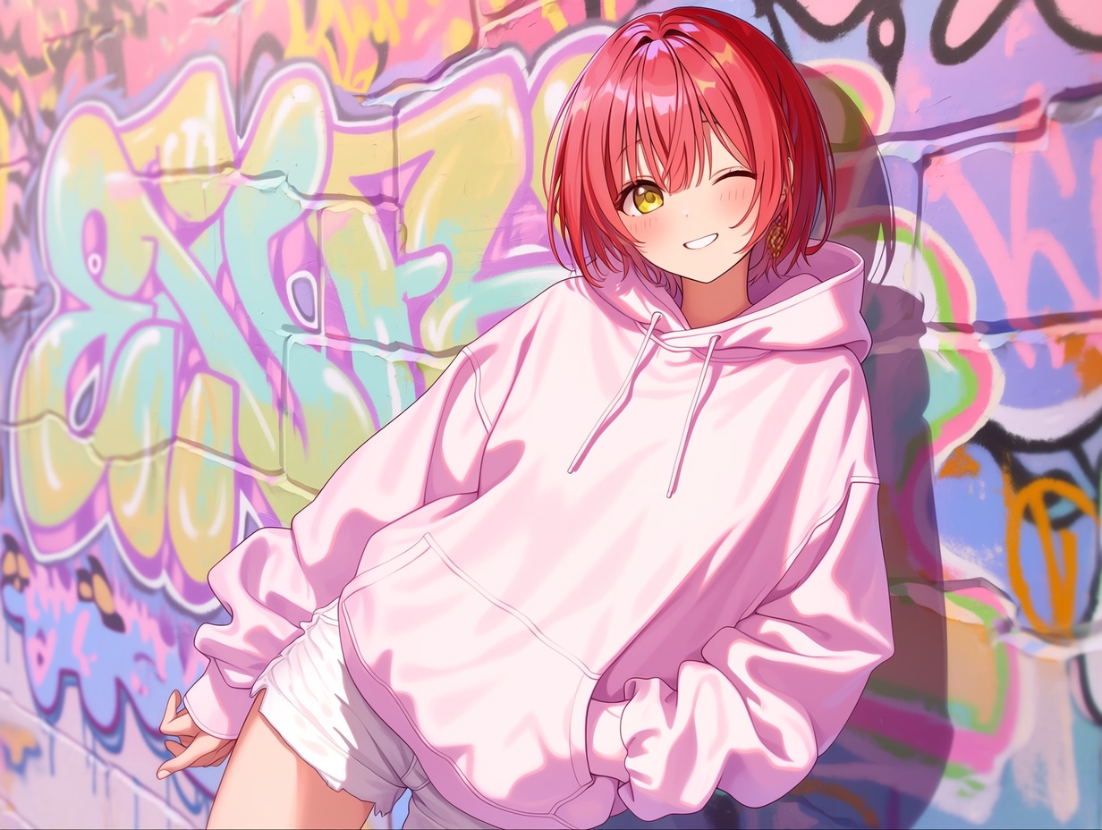 パステルグラフィティー（１）秋津七海　niji7 | の人気AIイラスト・グラビア