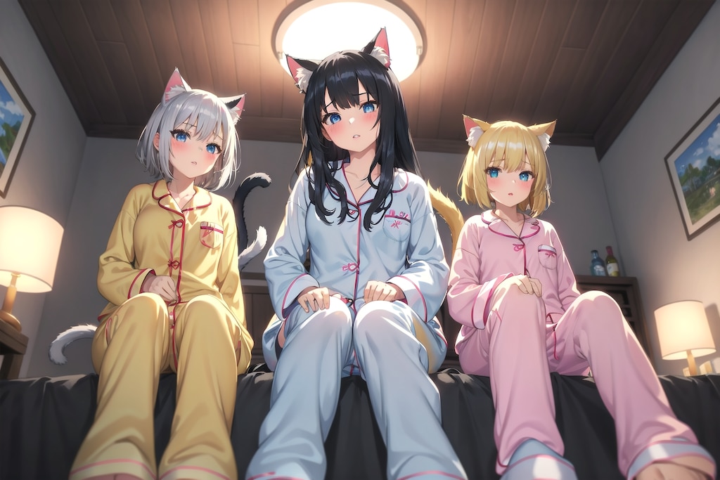 あのさぁ、彼女たちのお部屋に来たんだからもっとイチャイチャするんじゃないの？（洗濯物こんなにためておいてよく言うよ……）