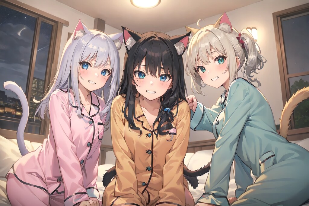 あのさぁ、彼女たちのお部屋に来たんだからもっとイチャイチャするんじゃないの？（洗濯物こんなにためておいてよく言うよ……）