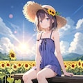 ひまわり少女　2024 7枚目