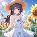 ひまわり少女　2024 6枚目