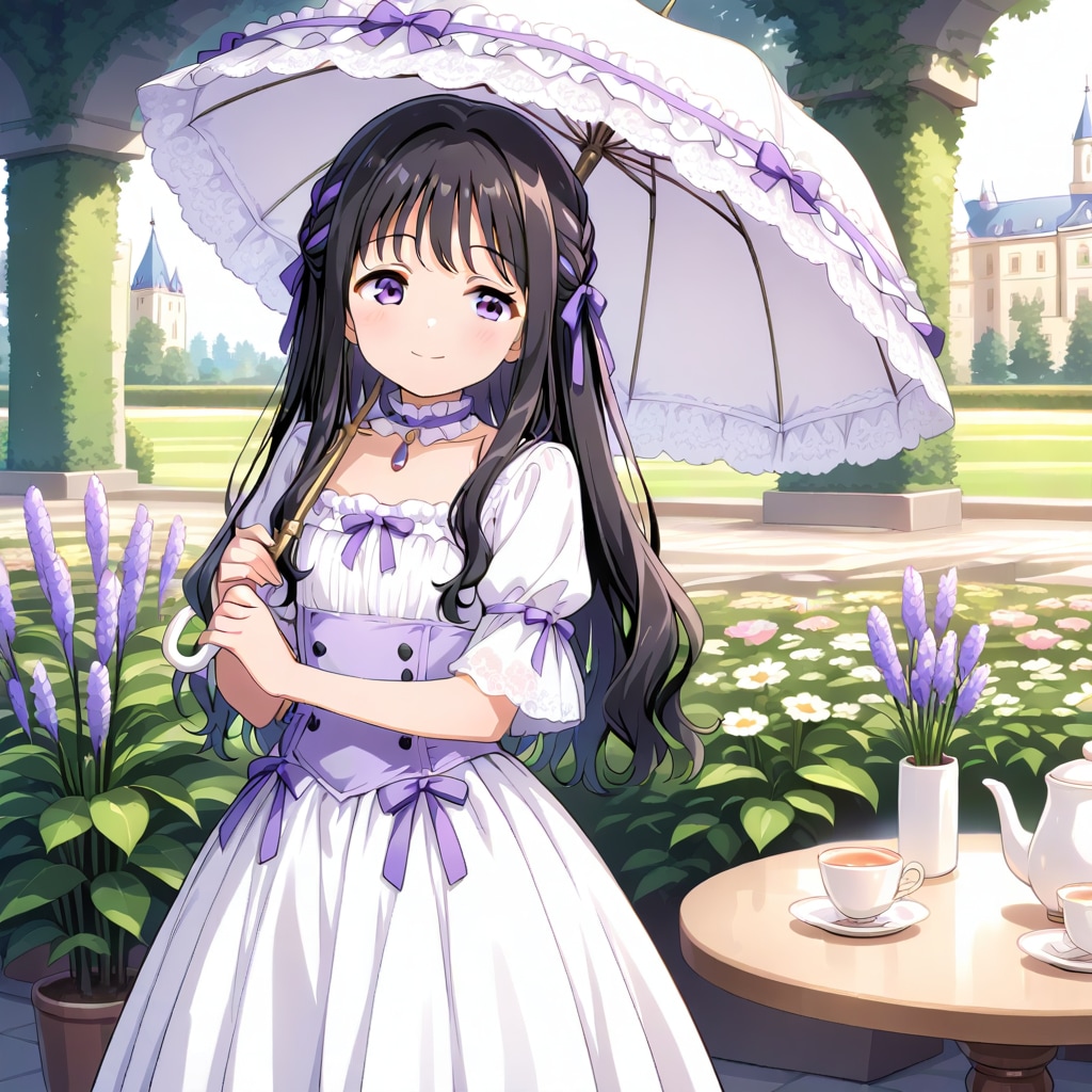 貴族令嬢（庭）