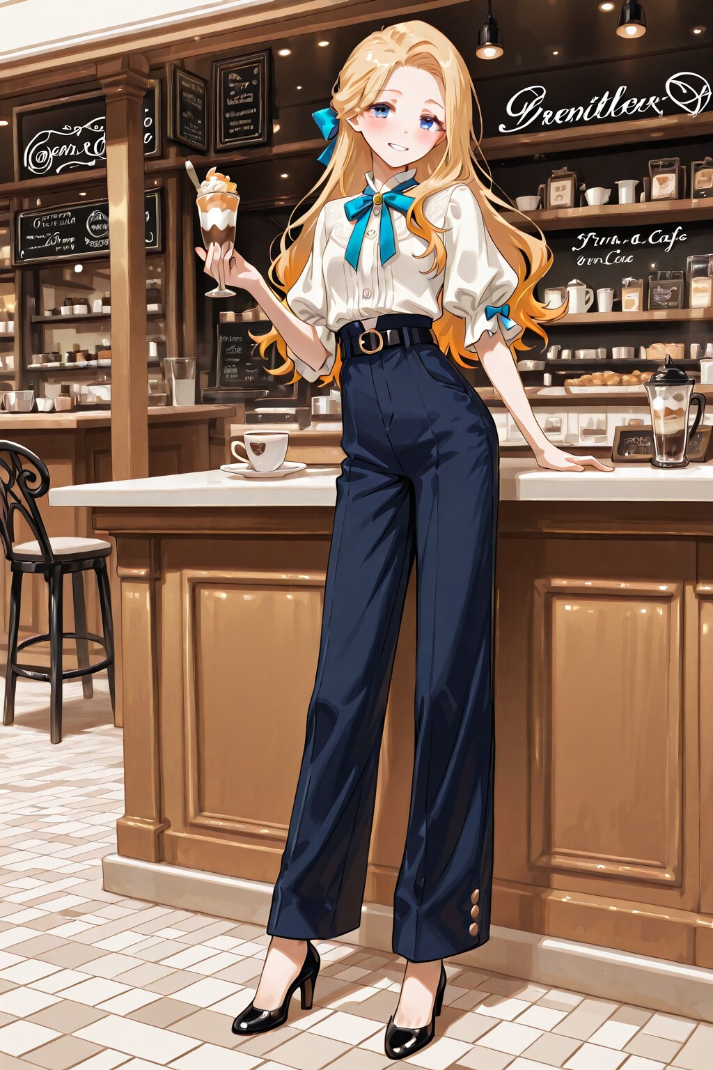 かっこかわいいフランス令嬢エミリー・シーニュのフレンチカフェ経営