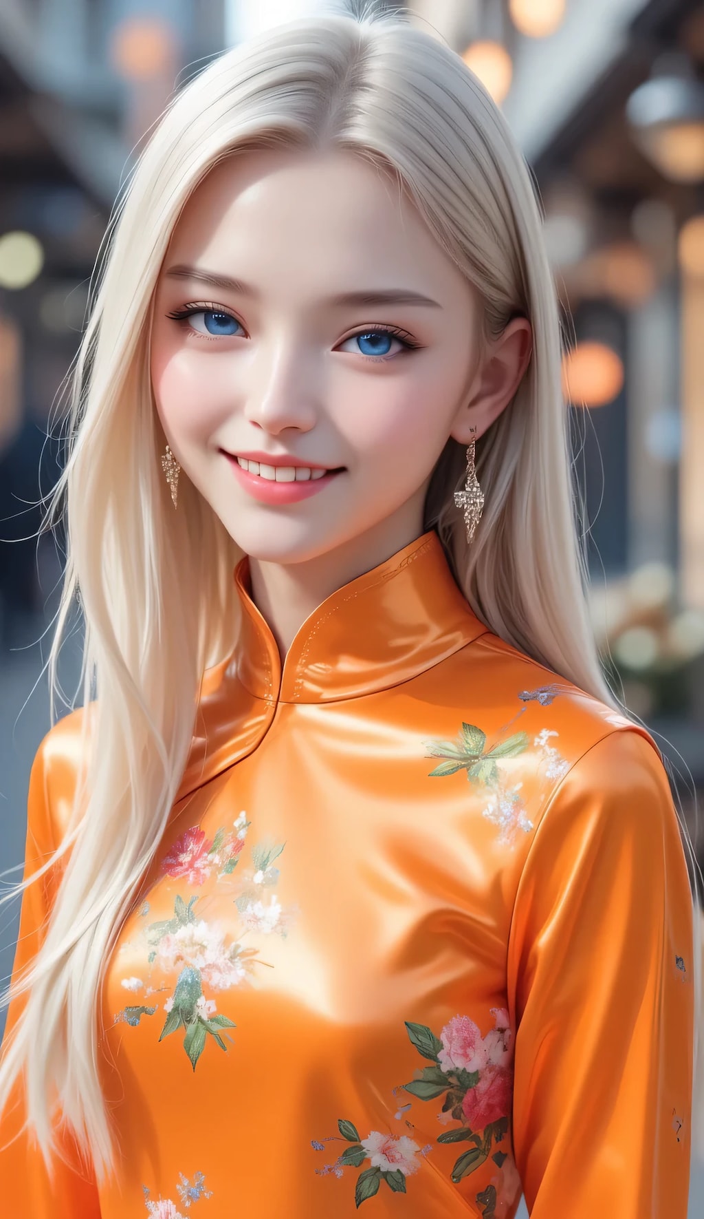 ブロンドチャイナドレス6