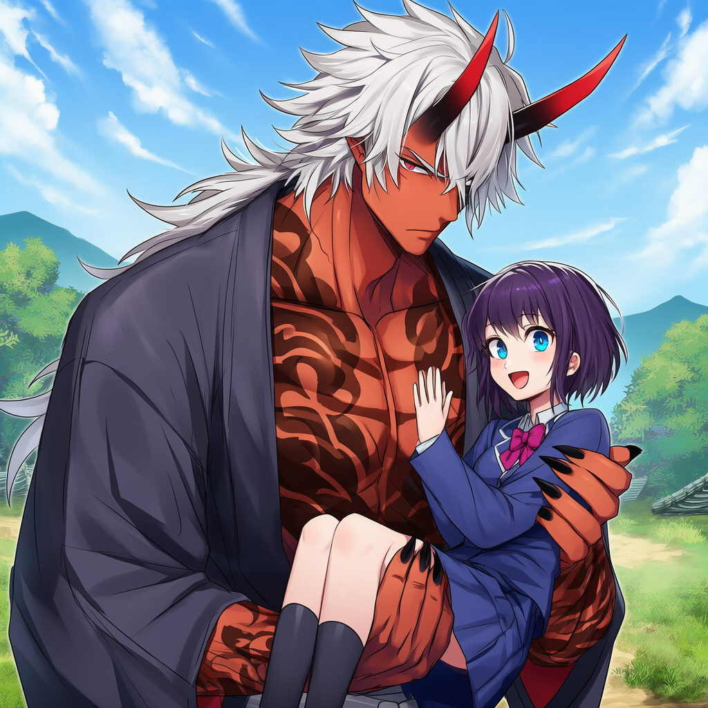 イケ鬼さん　少女を守る