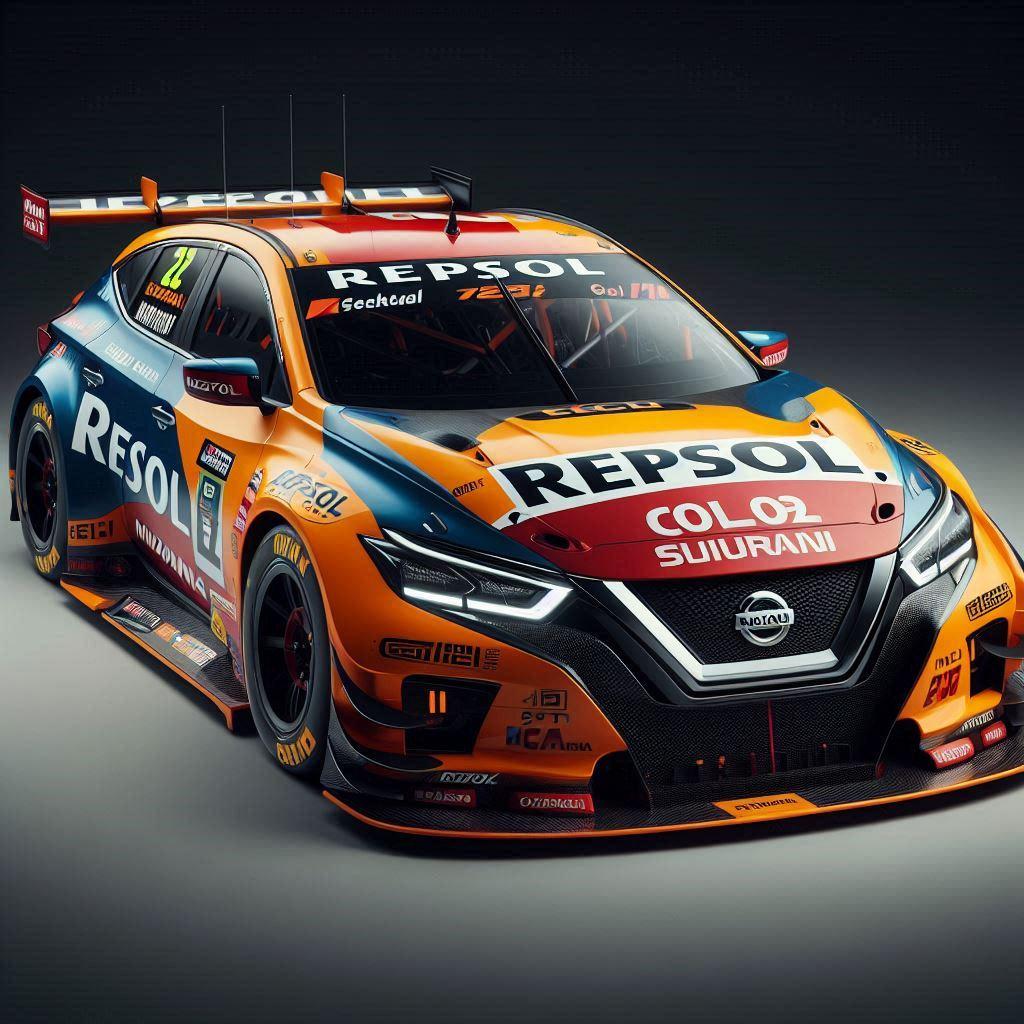 レプソルカラー日産ムラーノレーシングカー | の人気AIイラスト・グラビア