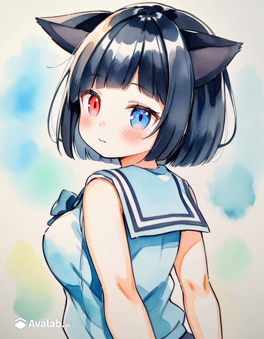 7月の通りすがりの迷子猫①