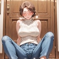 人妻お姉さん　ジーンズ5 2枚目