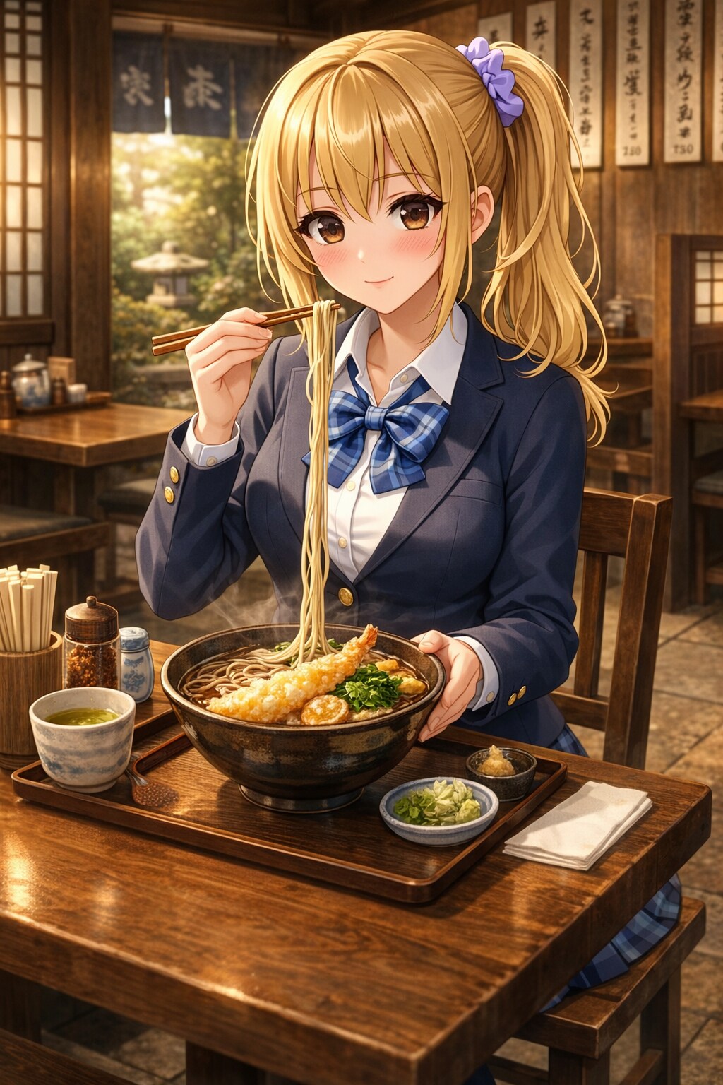 今日のお昼は お蕎麦♪