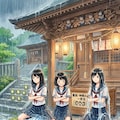 神社での雨宿りと言えば、とりあえずコサックダンスするよね～ 8枚目