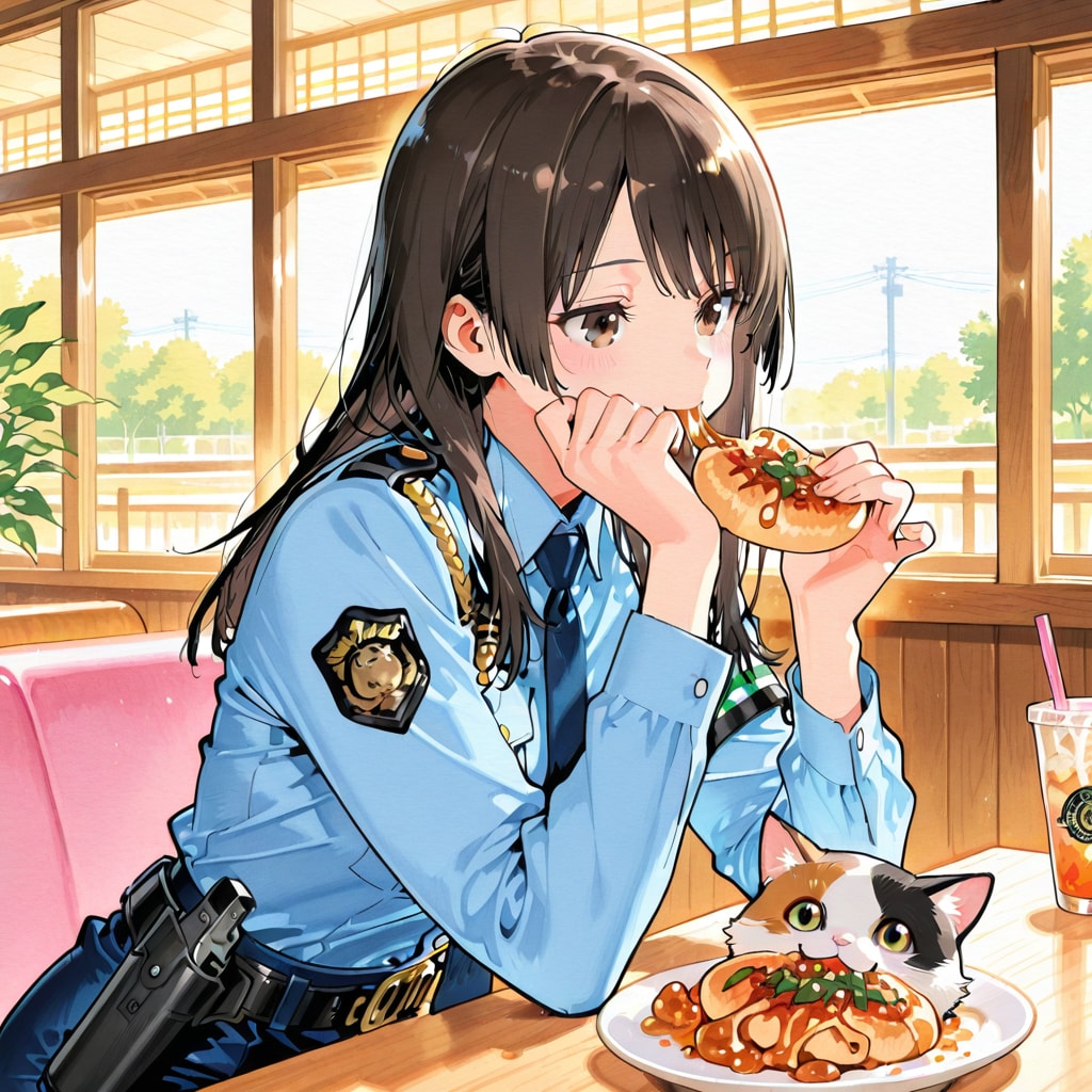 もぐもぐ婦警さん（２）