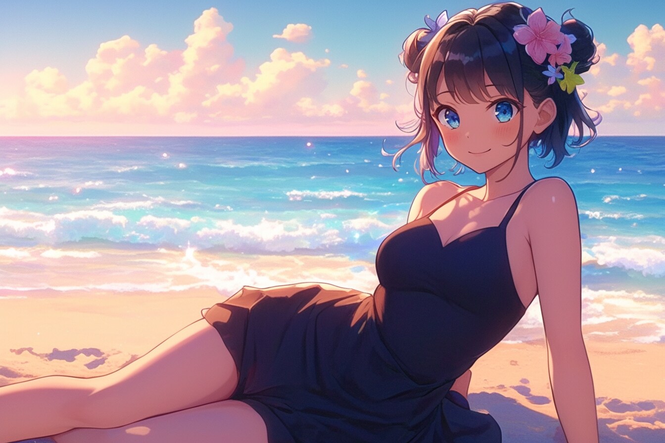 おだんごちゃん🍡✨の夏46 | の人気AIイラスト・グラビア