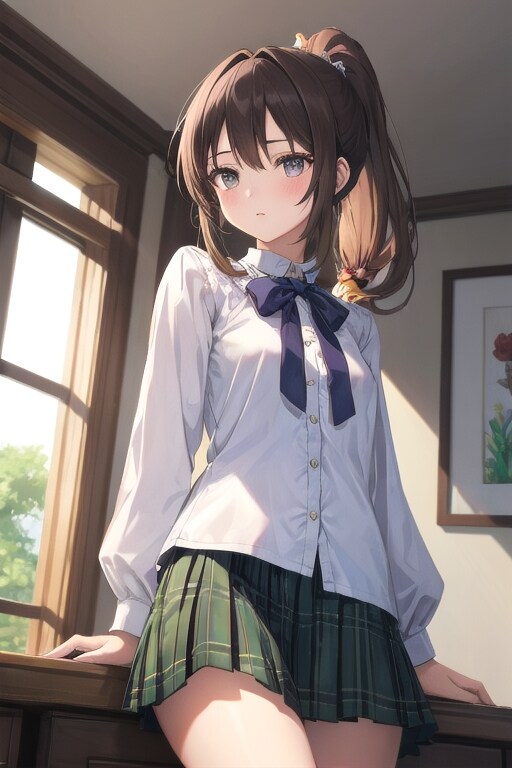 窓際の女の子