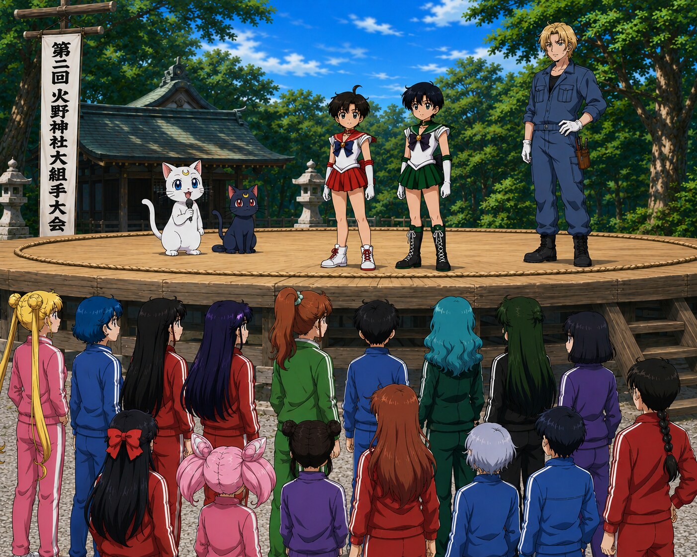第2回 火野神社大組手大会(プロローグ、ルール説明) | の人気AIイラスト・グラビア
