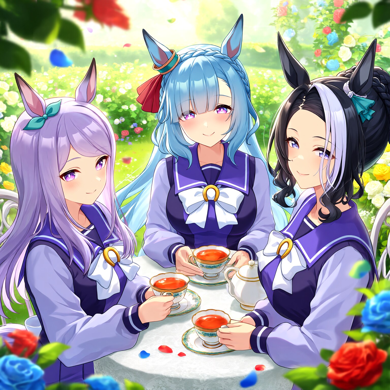 メジロの茶会