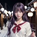 雪の夜の思い出 3枚目