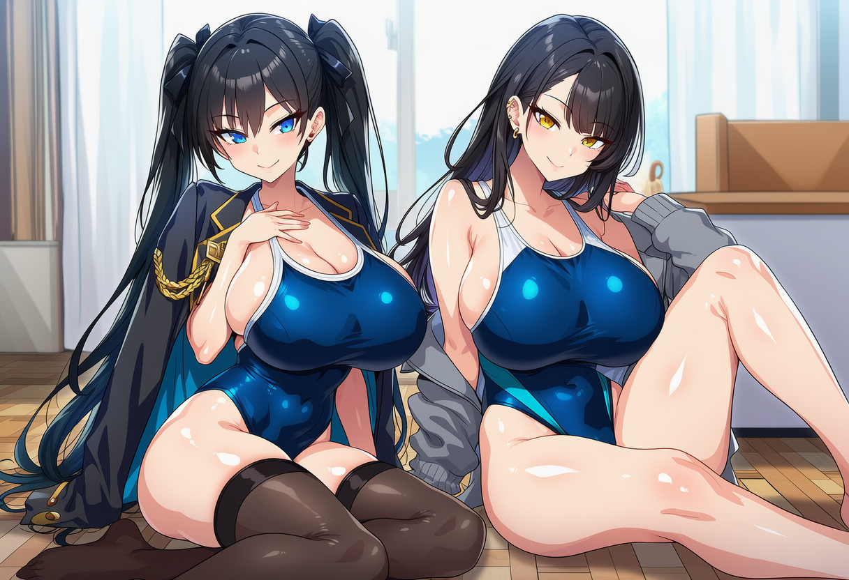 姉妹deスク水
