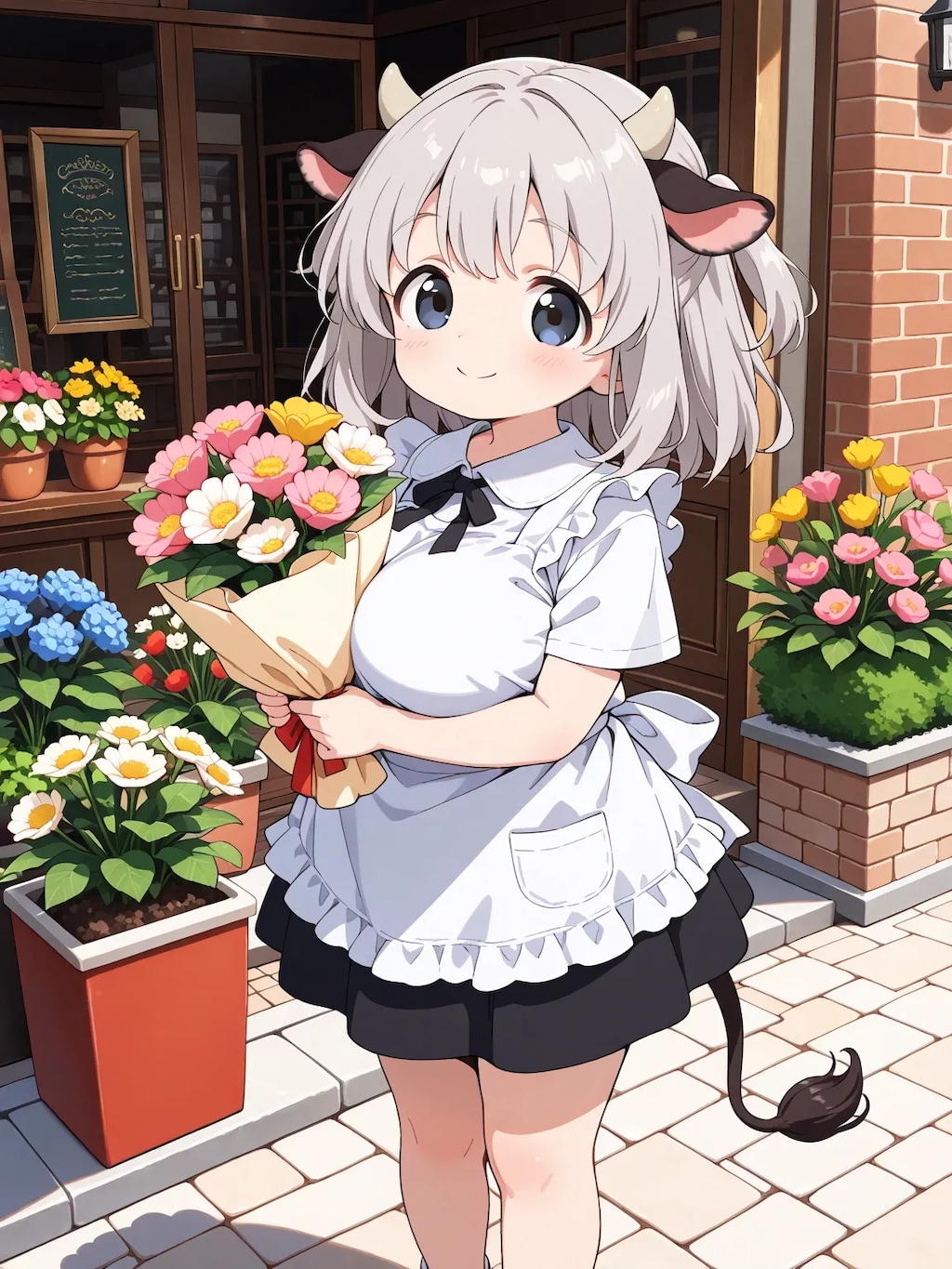 ウシの花屋さん