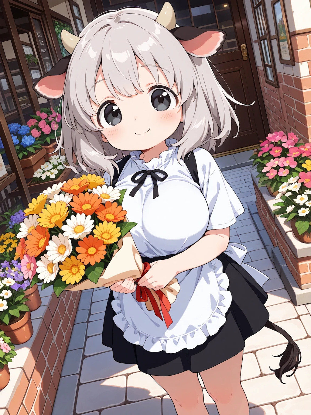 ウシの花屋さん
