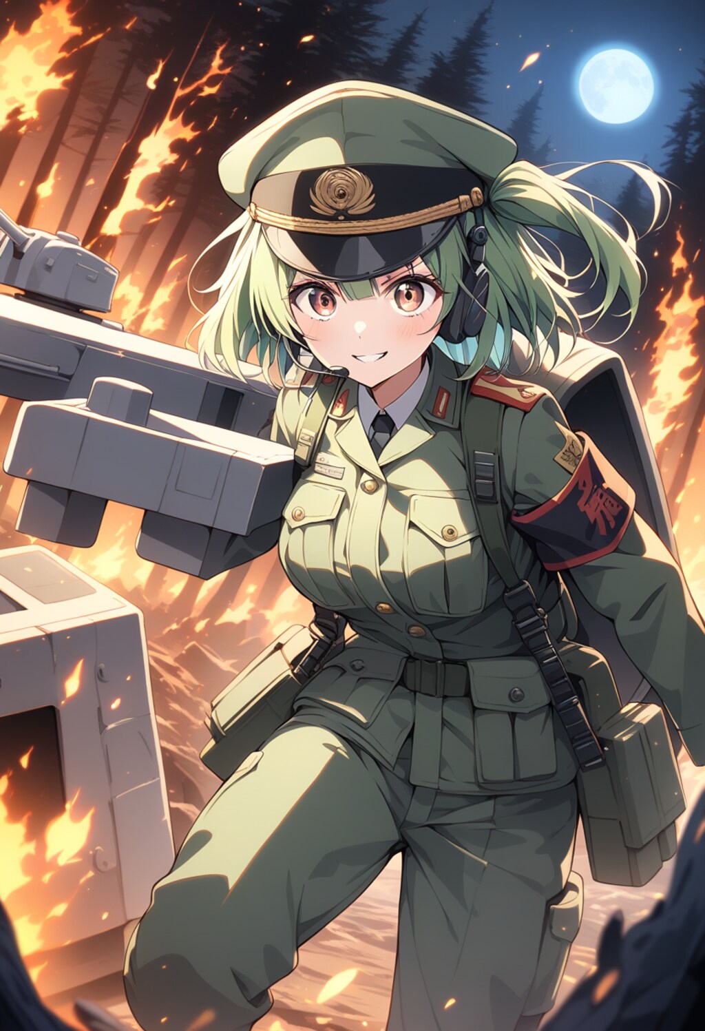 『九十式よもぎ/第90BR小隊→夜戦2』【ニャンノ世界】