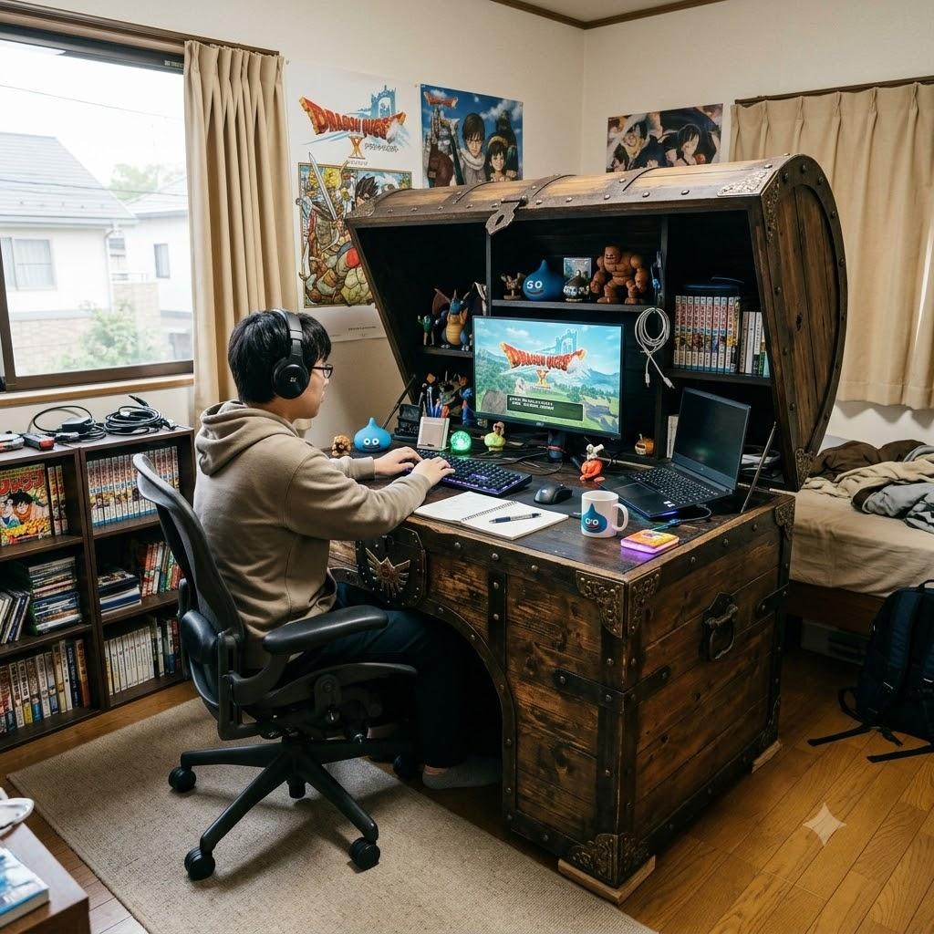 宝箱っぽい机