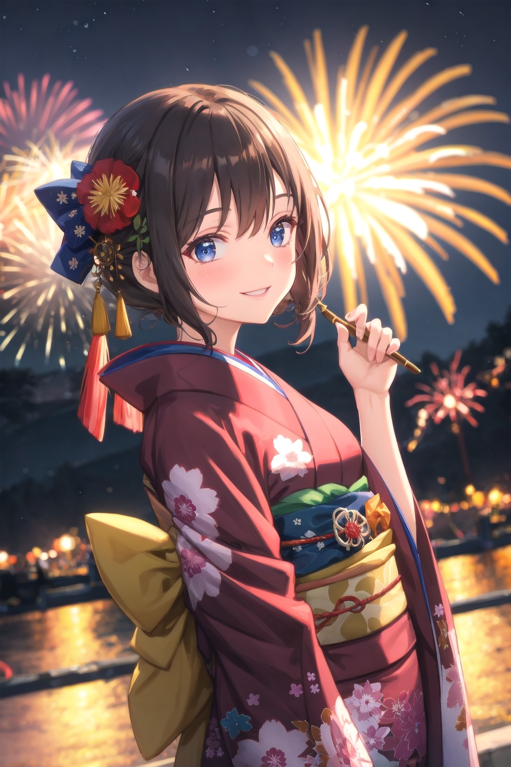 ちちぷい夏休み投稿企画用#夏祭り | の人気AIイラスト・グラビア