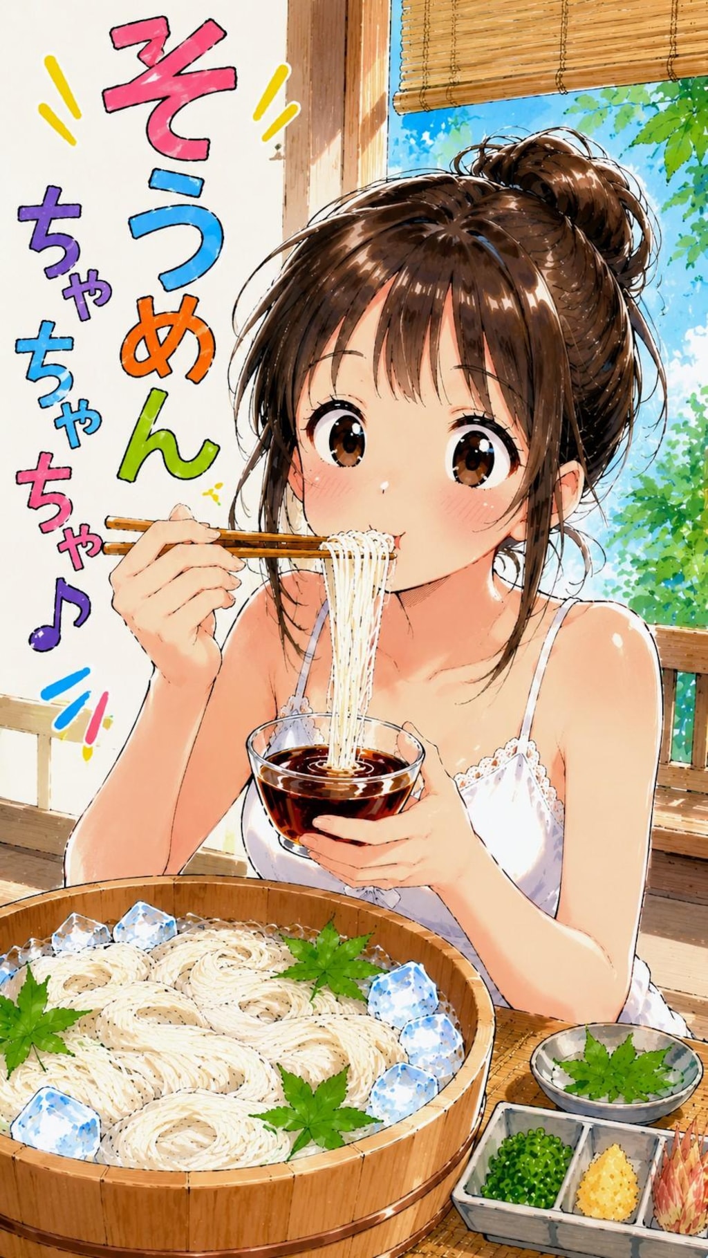 そうめんちゃちゃちゃ♪お姉やん02