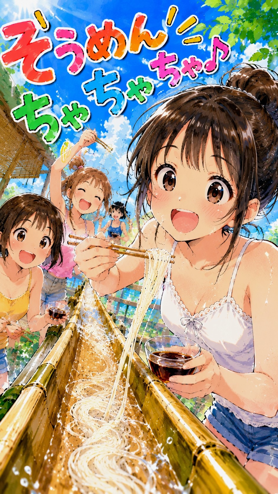 そうめんちゃちゃちゃ♪お姉やん02