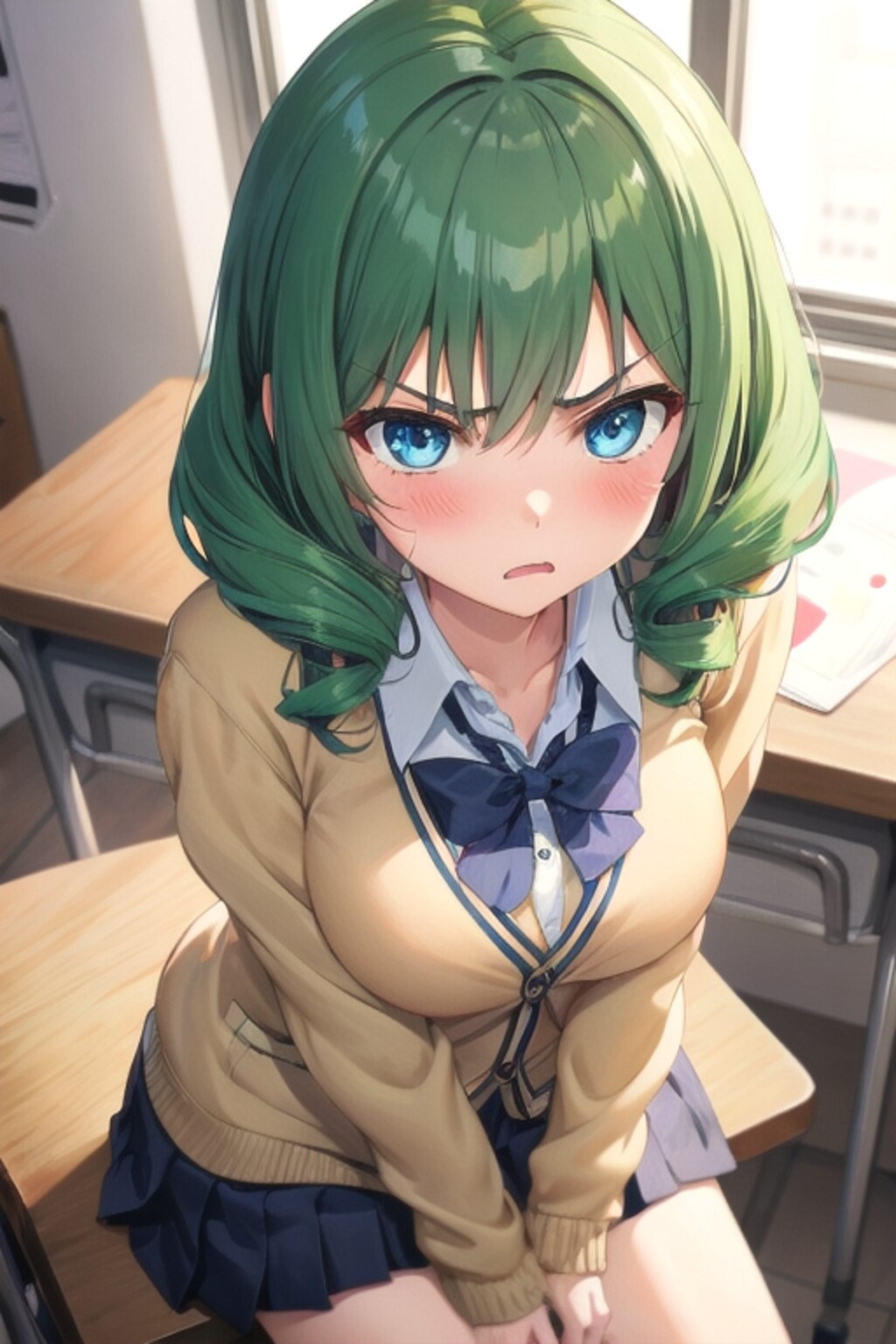 別に、怒ってないし、