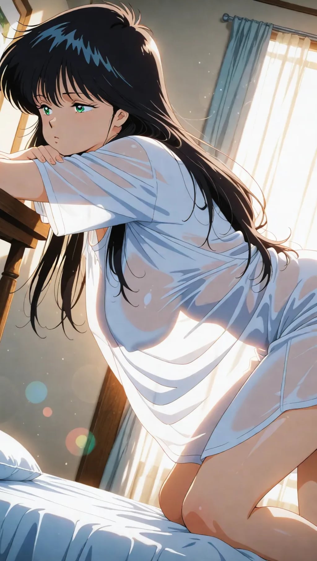 輝かしい朝の光