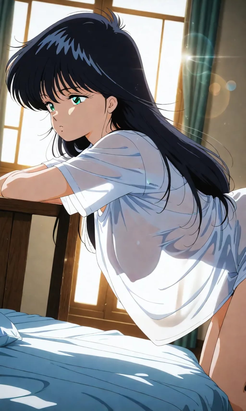 輝かしい朝の光