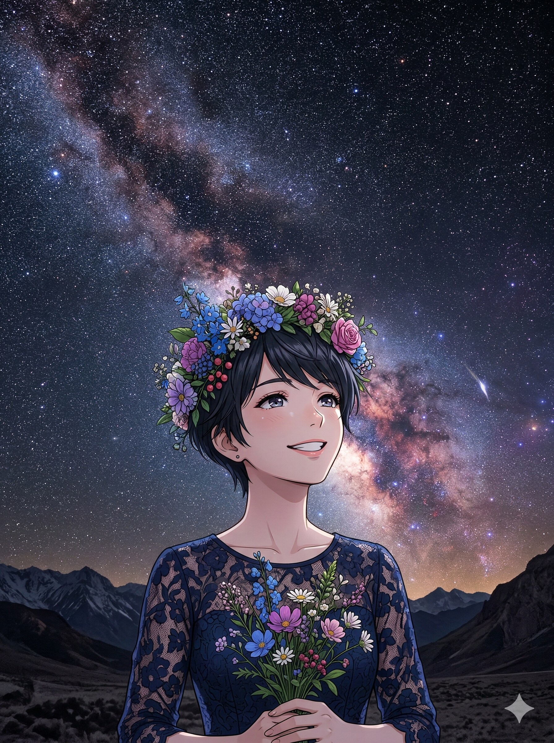 夜空 | の人気AIイラスト・グラビア