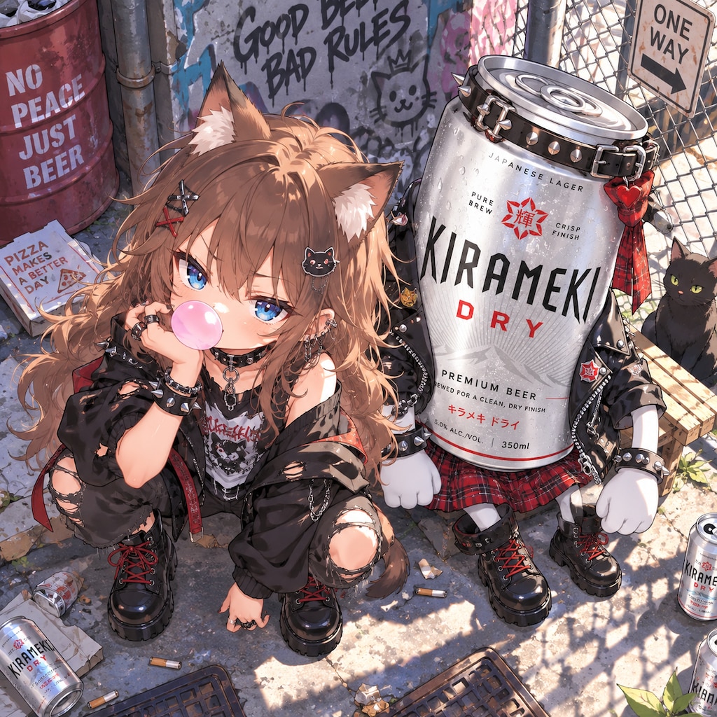パンクな小さな女の子