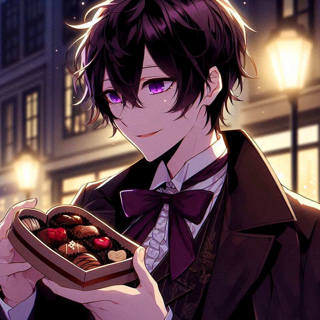 バレンタイン2025の、黒髪短髪男性♥その4(6枚)