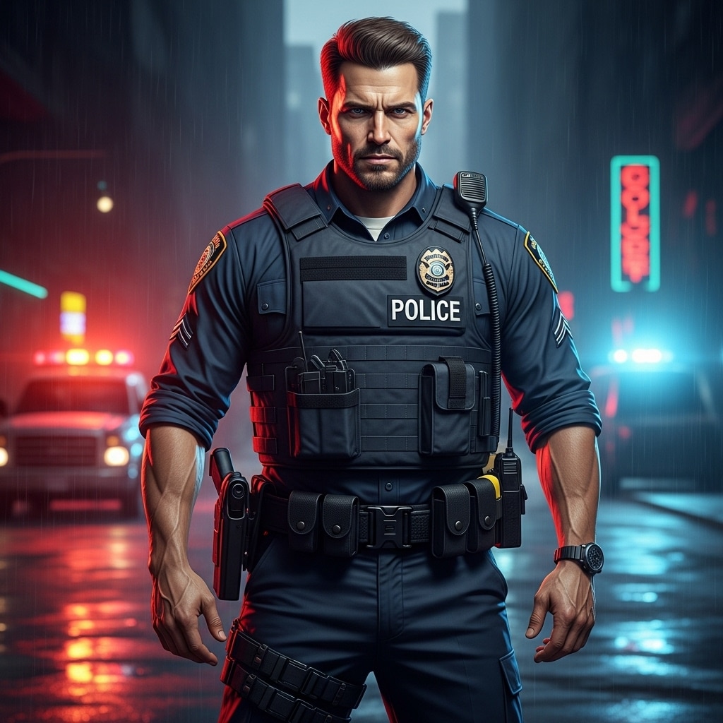 アメリカンポリス | の人気AIイラスト・グラビア