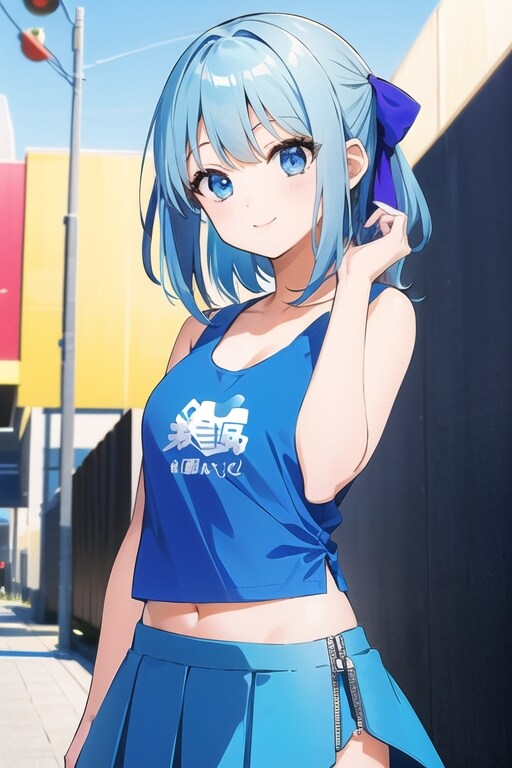 青っぽくおしゃれ | の人気AIイラスト・グラビア