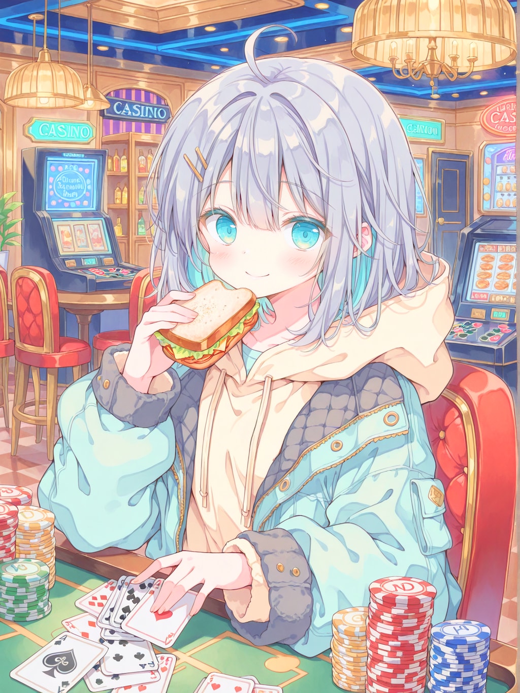 サンドウィッチ片手のギャンブル