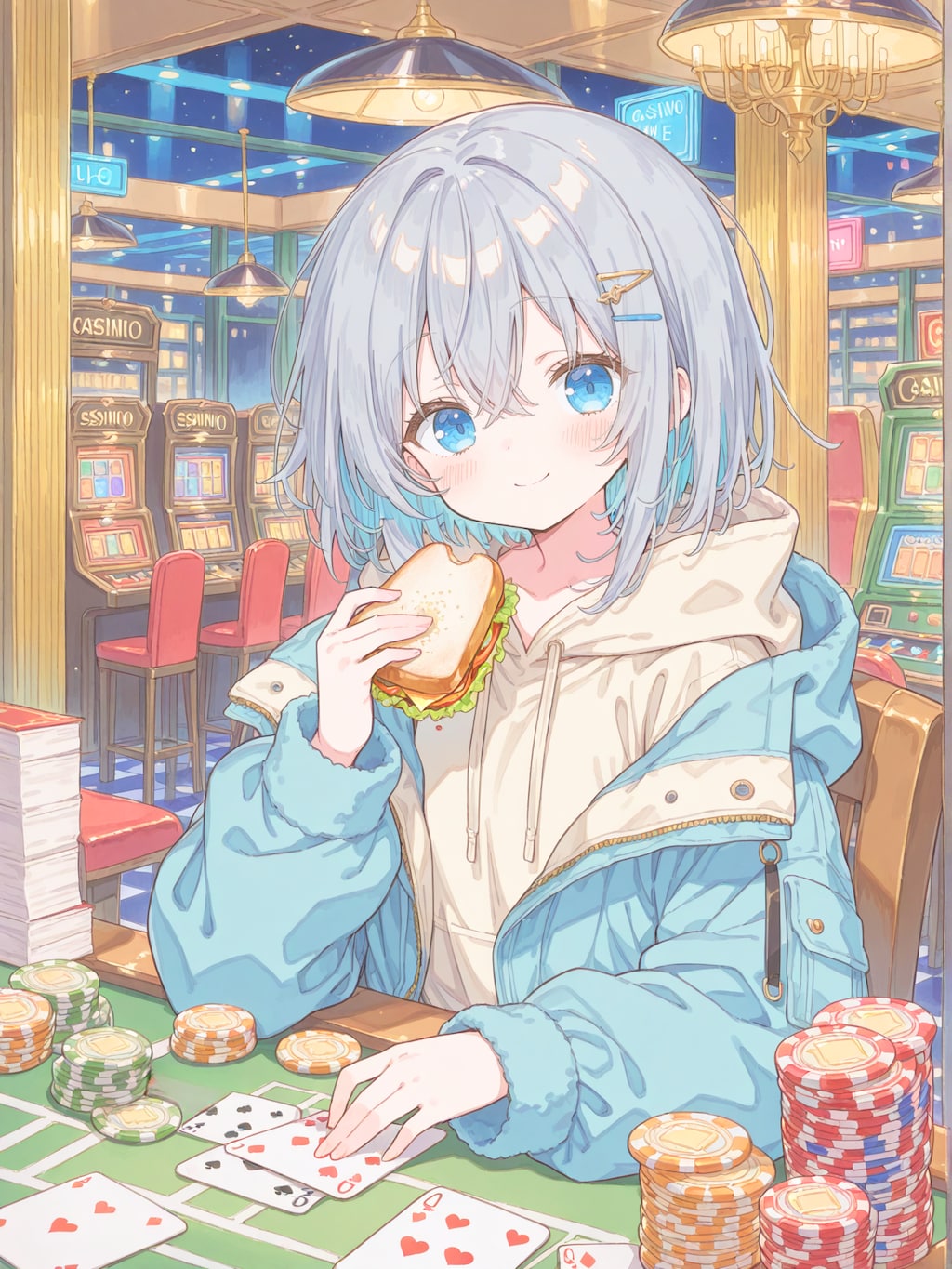 サンドウィッチ片手のギャンブル