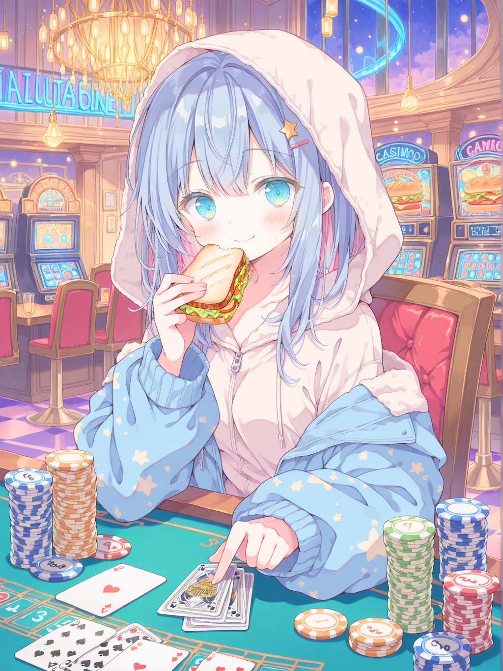 サンドウィッチ片手のギャンブル