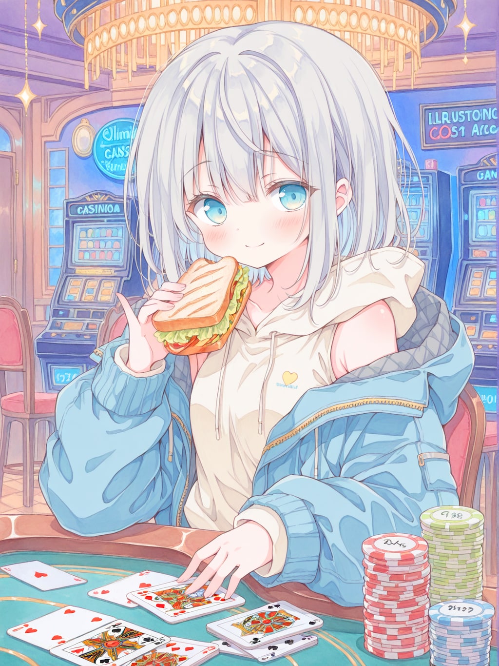 サンドウィッチ片手のギャンブル