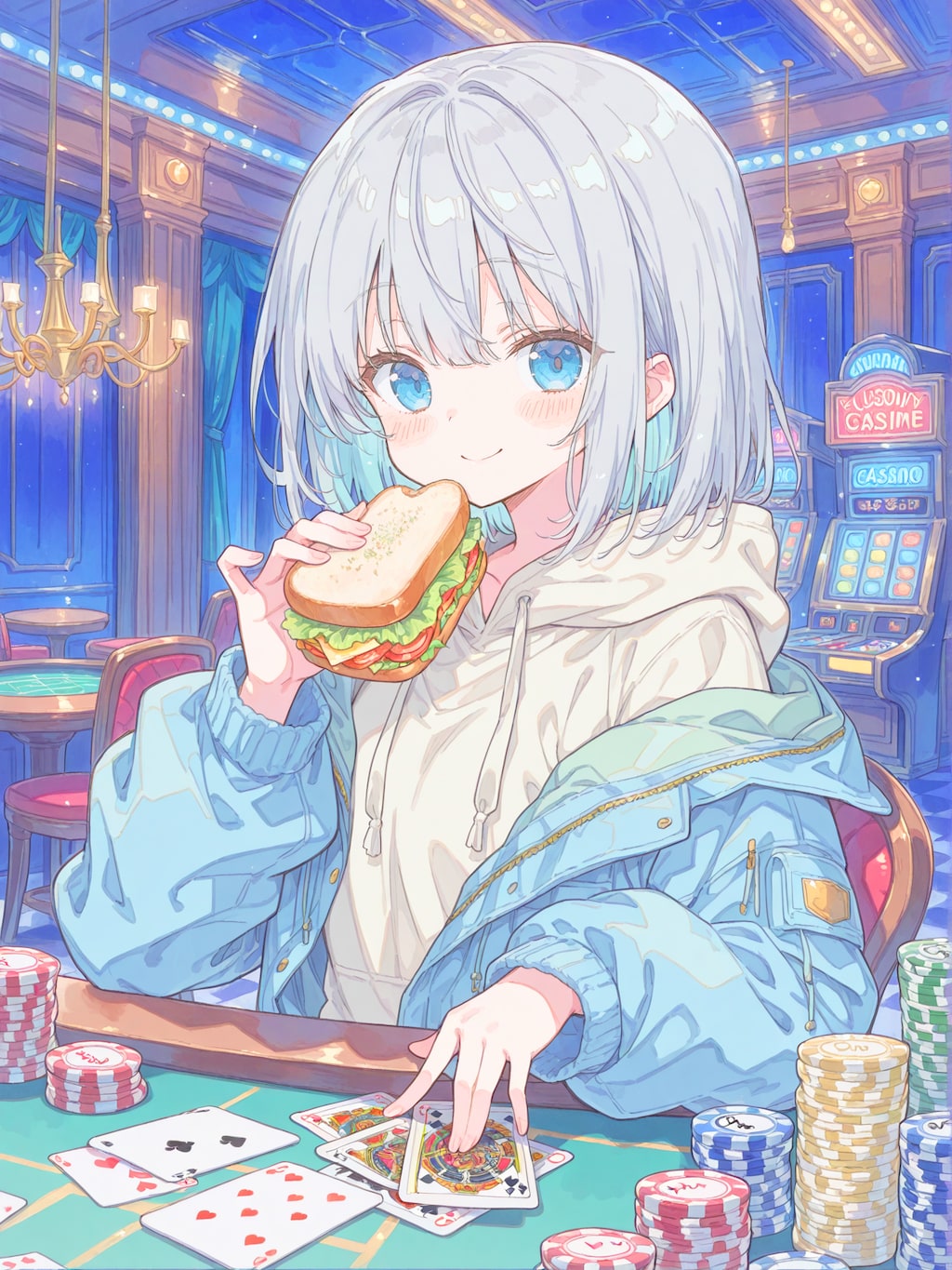 サンドウィッチ片手のギャンブル