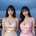 横長ポートレート（二人）No.2 6枚目